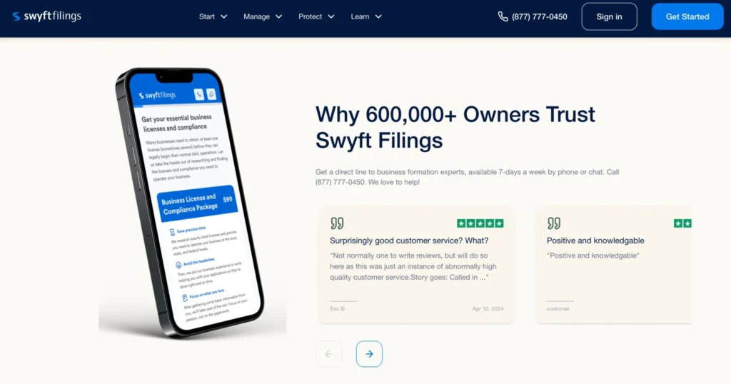 Swyft Filings Key Features