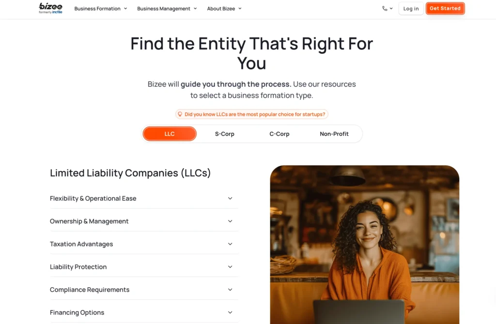 Bizee Key Features