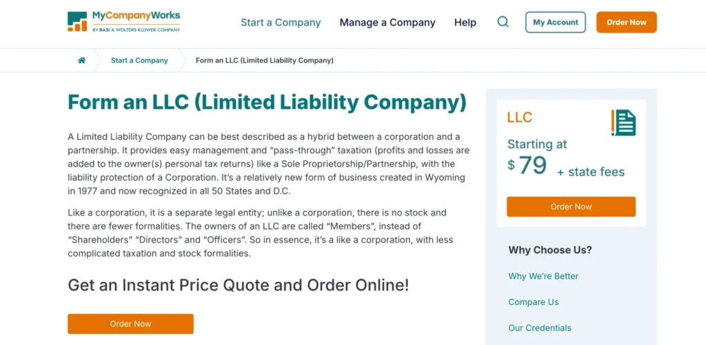 MyCompanyWorks Pricing Plans